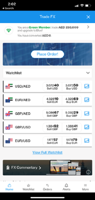 Ae ar preferred currency