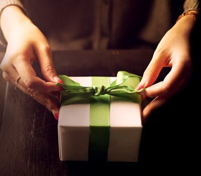 Gift, Person, Box