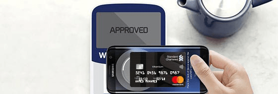 Standard Chartered Samsung Pay NFC