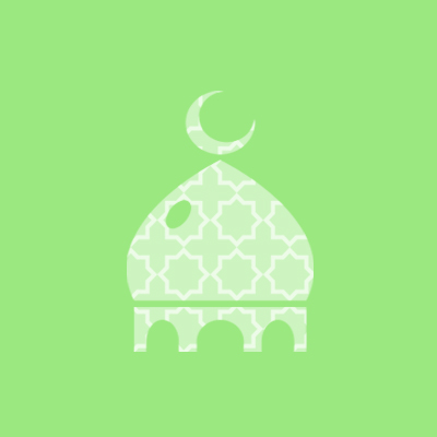 icon showing mosque minaret in green background implying islamic savings account