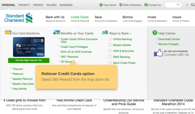 Standard Charted Online Credit Card Payment