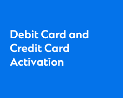 Card Activation via Online Banking