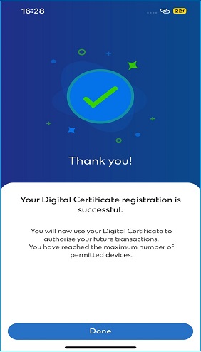 Complete registration