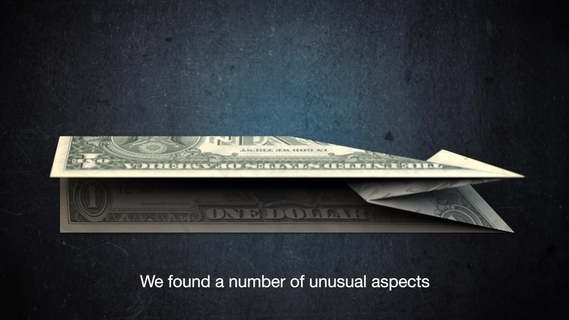 Folded dollar