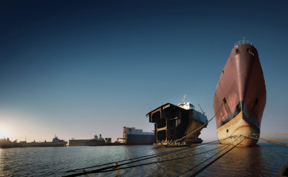 Shipbreaking sunrise