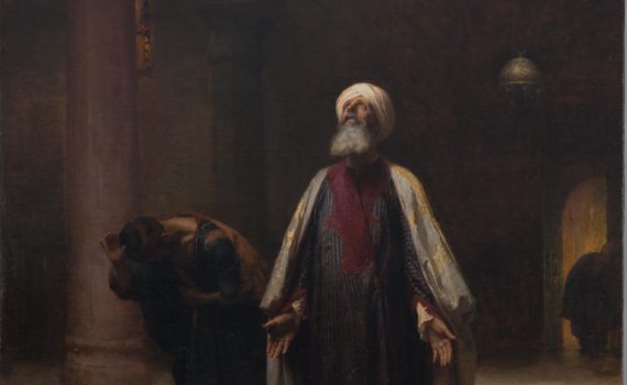 Frederick Arthur Bridgman (1847–1928), The Prayer. Oil on canvas, 1877.