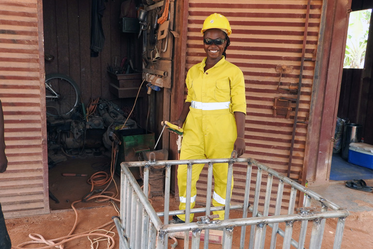 Gender equality in Ghana: Metalworker Ruth Medufia