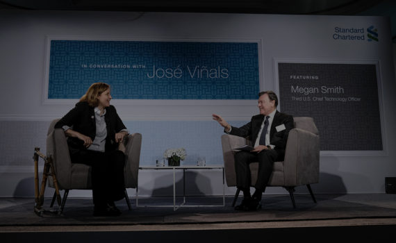 IMF 2019 José Viñals & Megan Smith