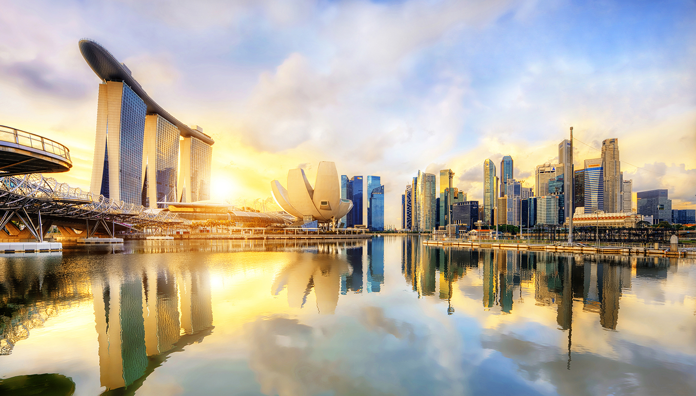 Marina Bay Sands where financial events are held