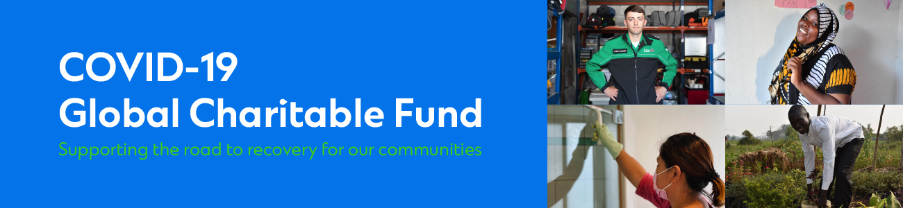 COVID-19 Global Charitable Fund Banner | Standard Chartered