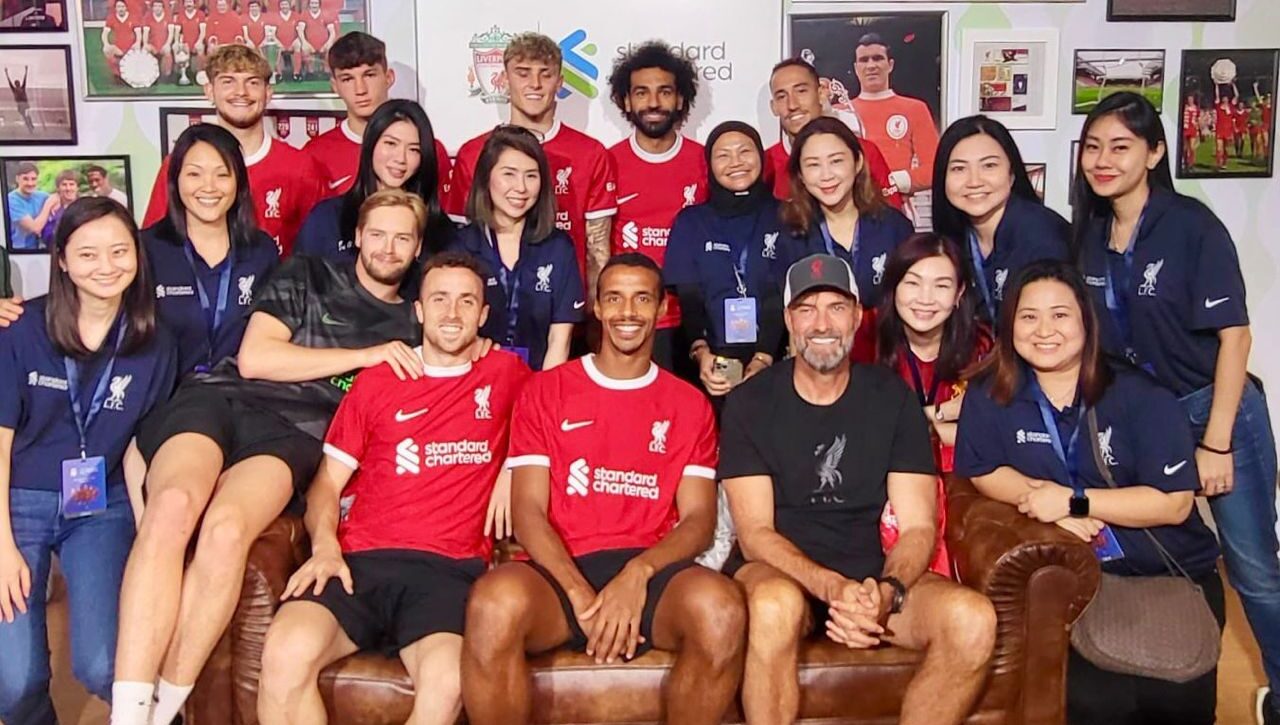 Liverpool Summer Tour 2023 Staff and players