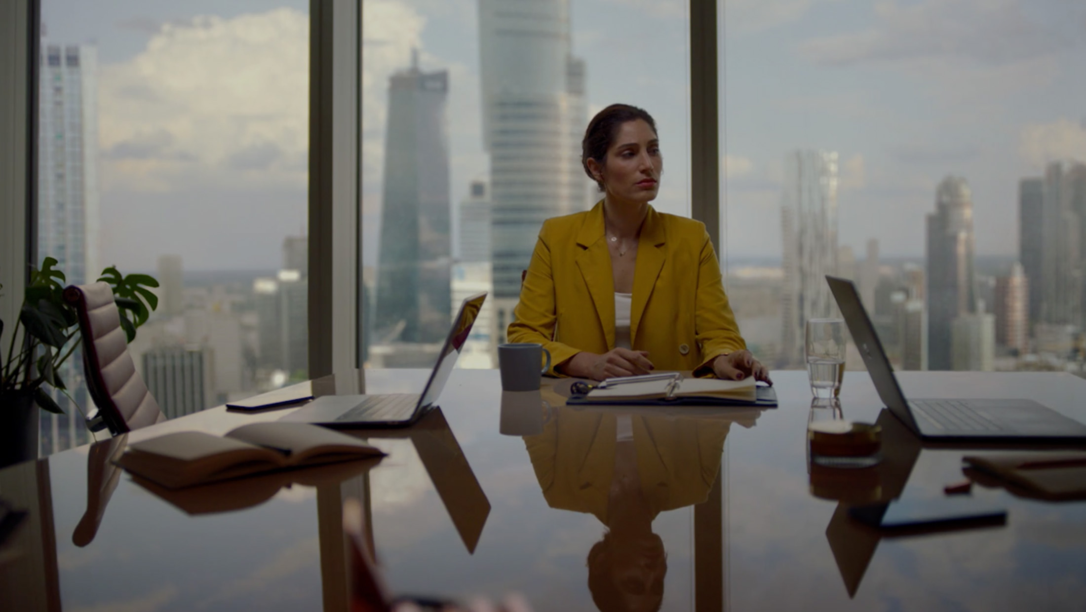Lady in office