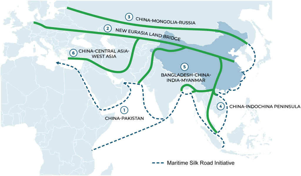 BRI: Six Economic Corridors Of Power | Standard Chartered