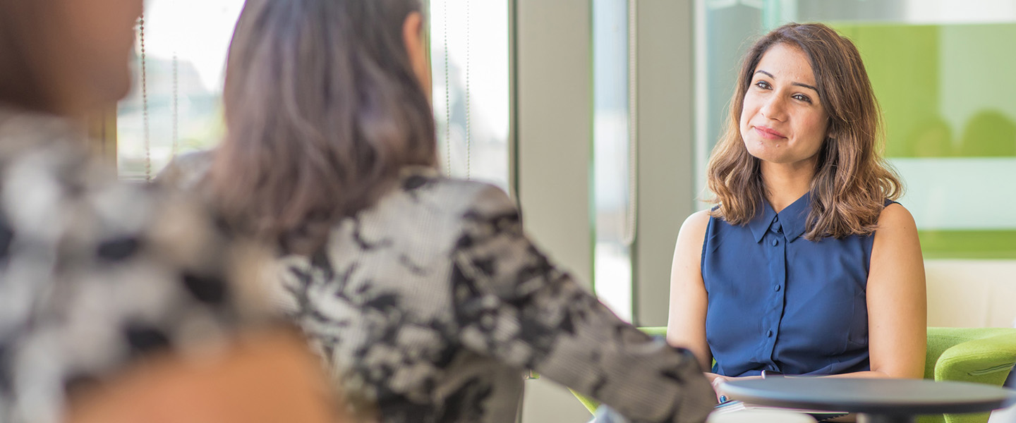 Businesswoman in meeting