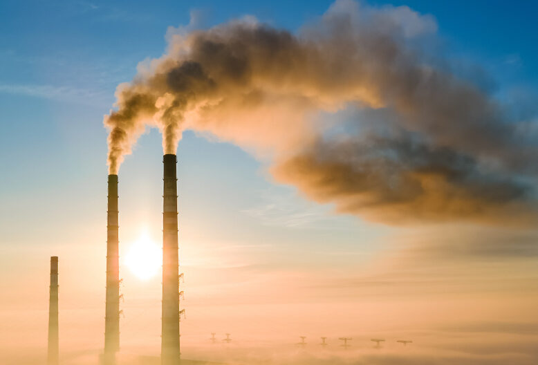 Two thermal coal towers.