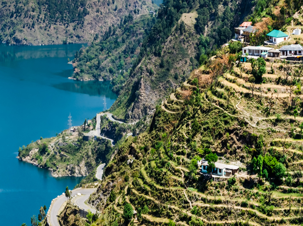 A hydro-electric project on a lake in India. The retail investment opportunity around such projects is often overlooked.