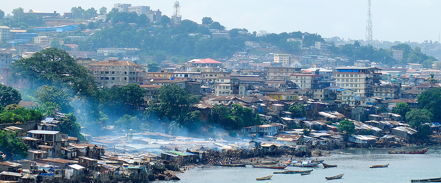 cityscape of favela