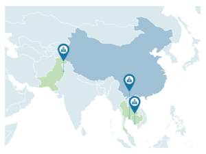 The first locations to be approved by the Chinese government for its state-owned enterprises