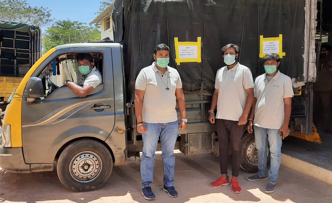 Solv workers during COVID-19 pandemic