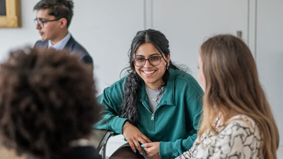 group of people in a meeting room