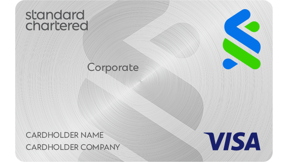 image of standard chartered corporate commercial card