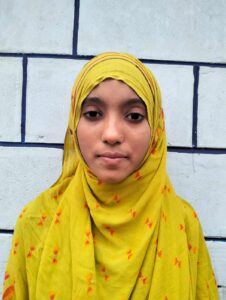 Sumaiya of the 2023 Goal girls, Bangladesh