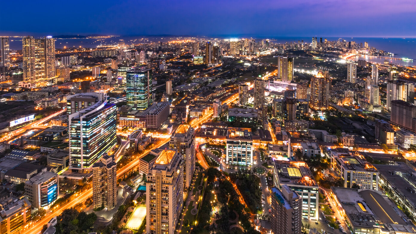 Mumbai city at night