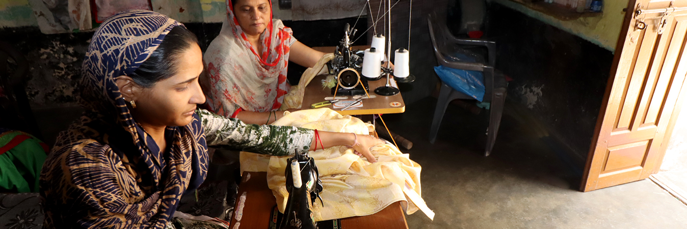 women sewing