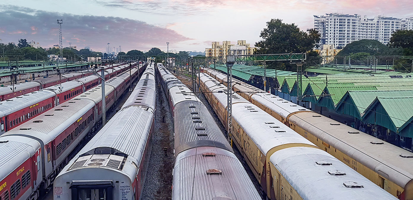 Trains at station - global markets