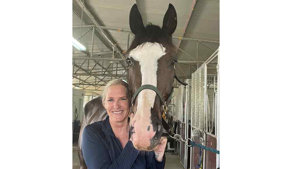 Emma Screen with her horse