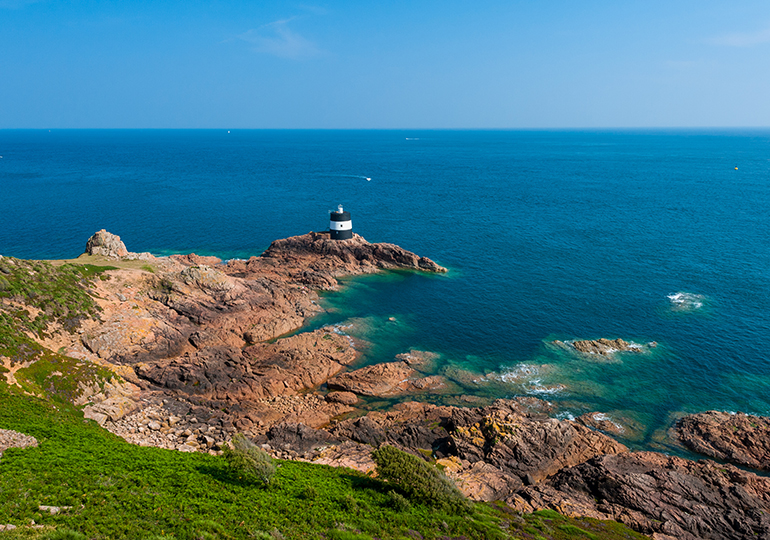 Sea view from Jersey