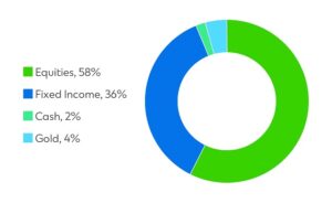 Signature CIO Balanced Fund pie chart