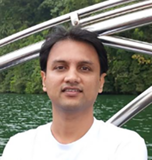 tarang profile picture on a boat