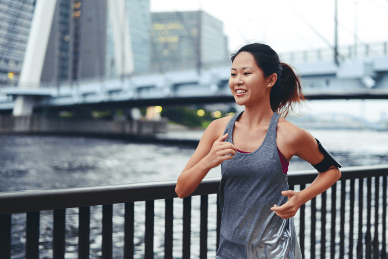 Woman running