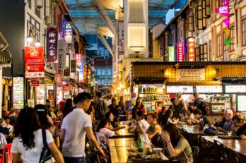 asian street food market