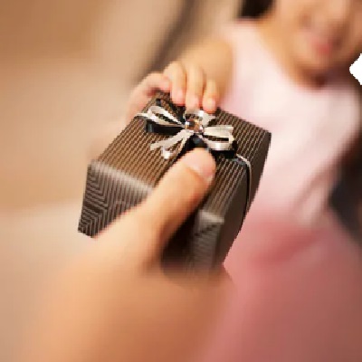 Giving gifts to children