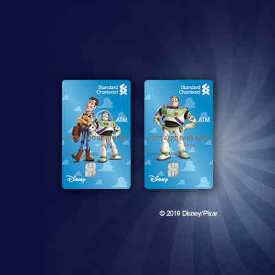 Toy Story Woody and Buzz Lightyear ATM Card