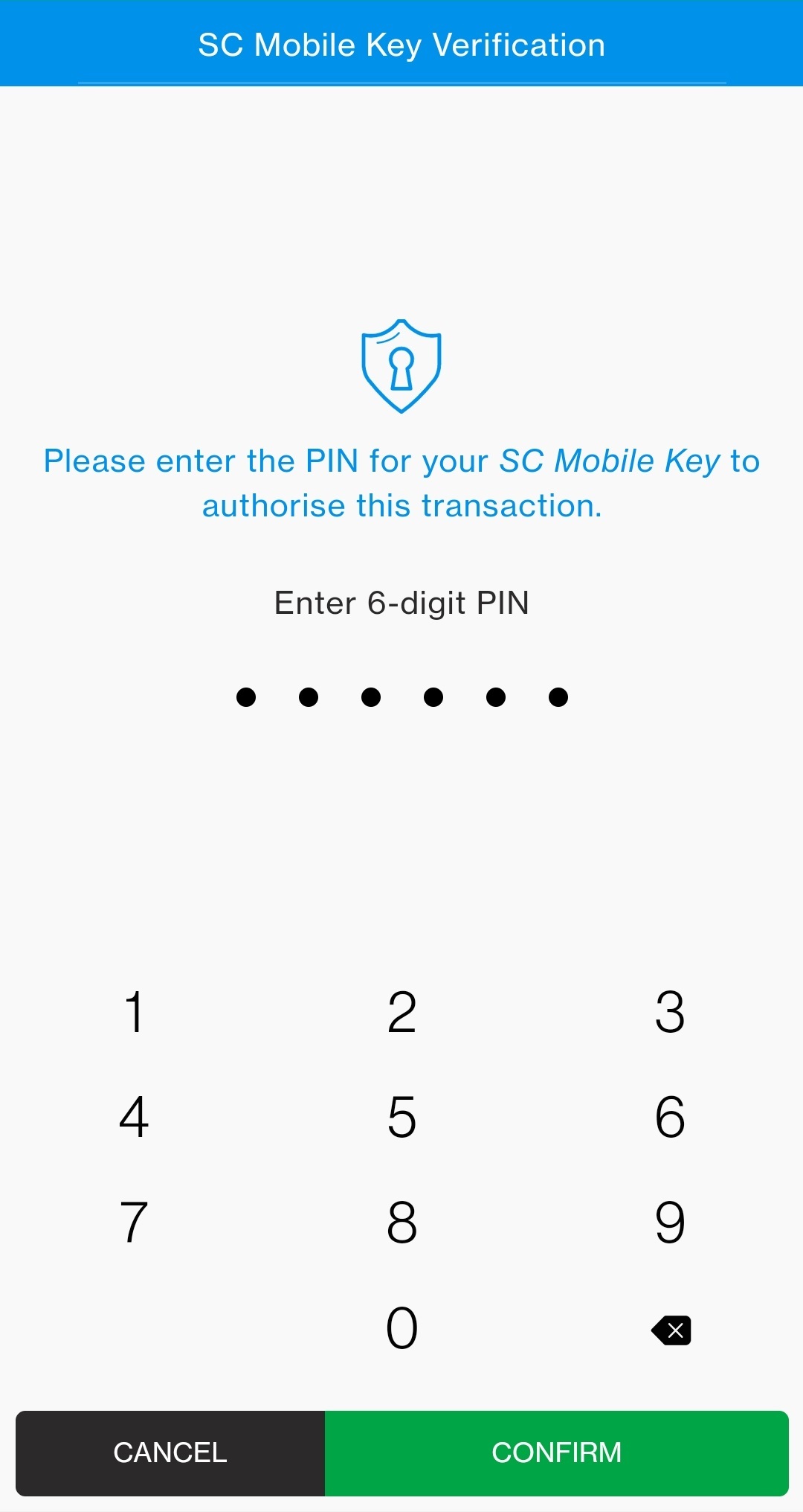 Using Offline PIN for online banking transaction - Step 4
