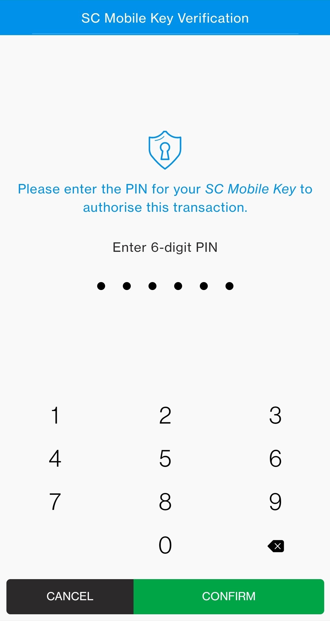 Using Offline PIN for online banking login - Step 4