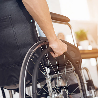 Mobility aids and home modification benefit.