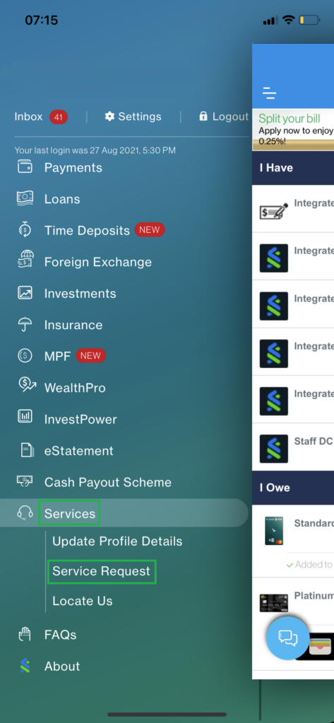 SC Mobile Activate New Credit Card Step 1