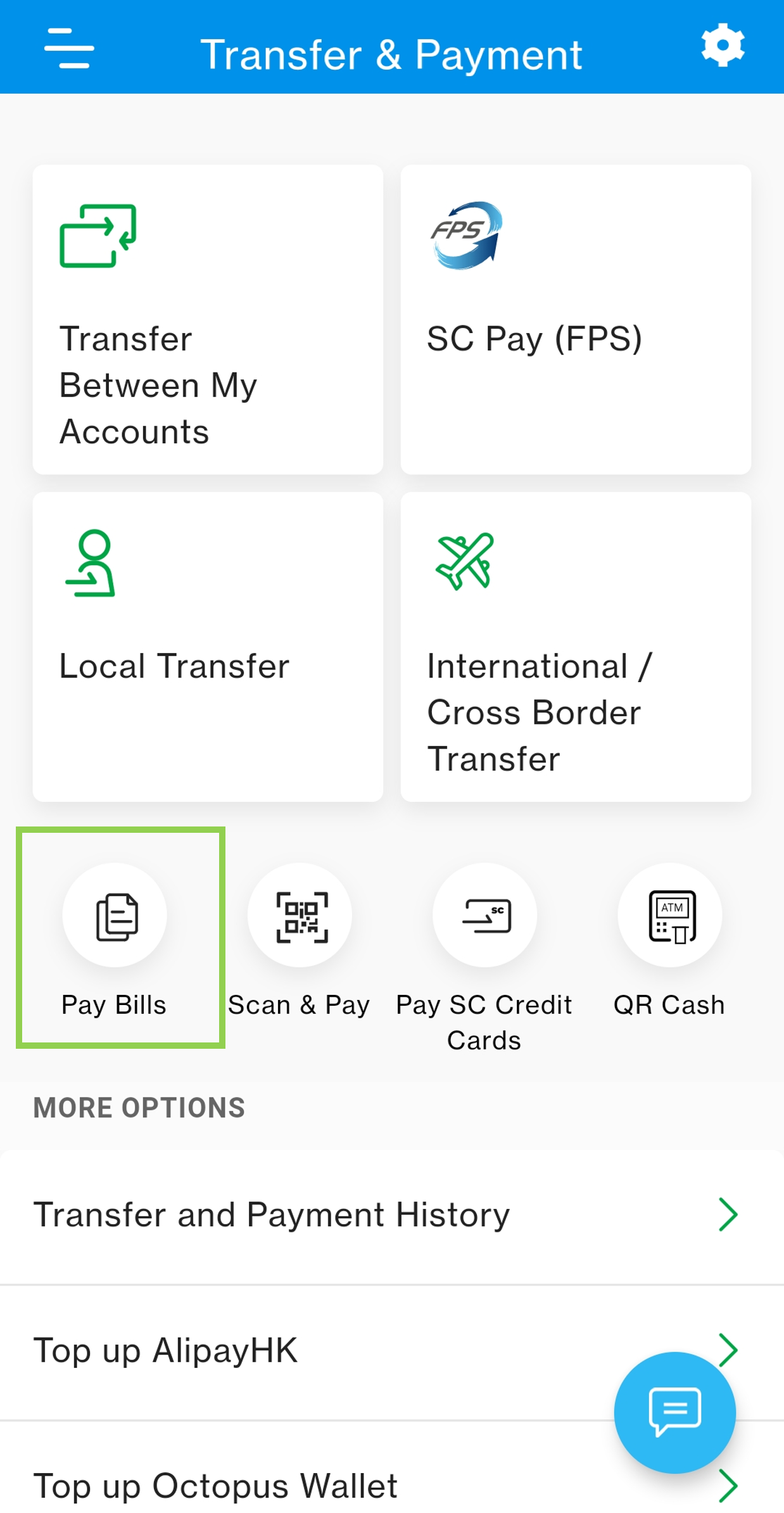 Electronic Bill Payment – Standard Chartered HK