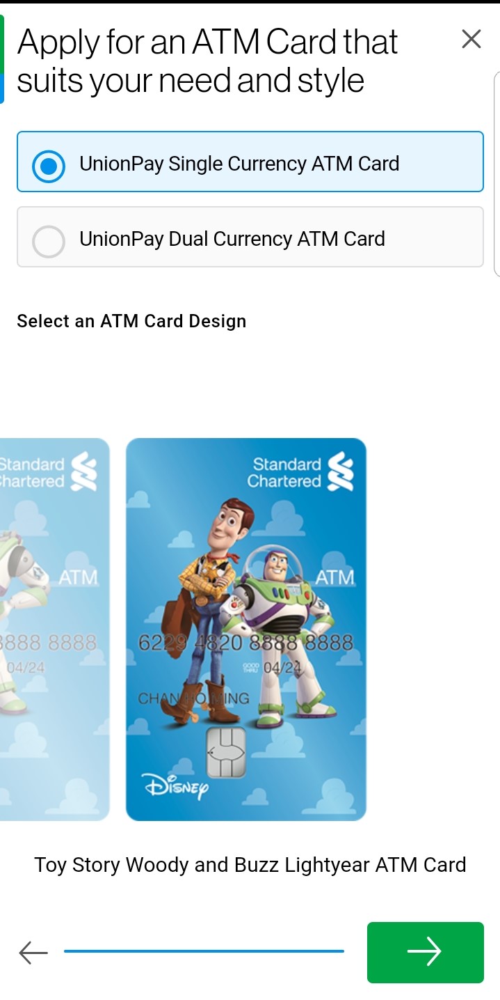 Pick an ATM card you prefer
