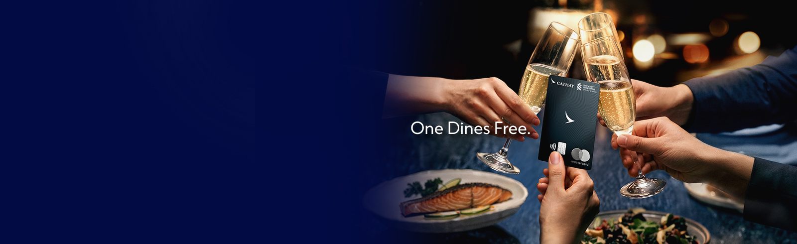 Standard Chartered Cathay Mastercard® – Priority Private & Priority Banking: ‘One Dines Free’ privileges