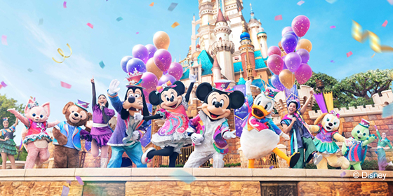 Monthly lucky draw for a range of
HK Disneyland privileges