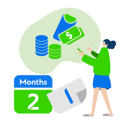 Icon of signing up for an Easy Banking Bonus Payroll Account step 2