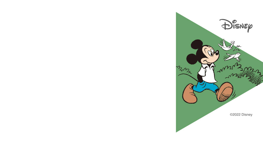 Love Nature Promotion banner with Mickey