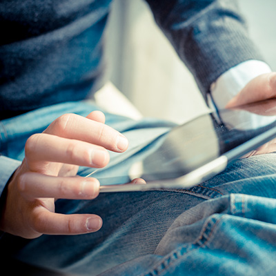 Hk insurance health ccpe hands holding ipad 