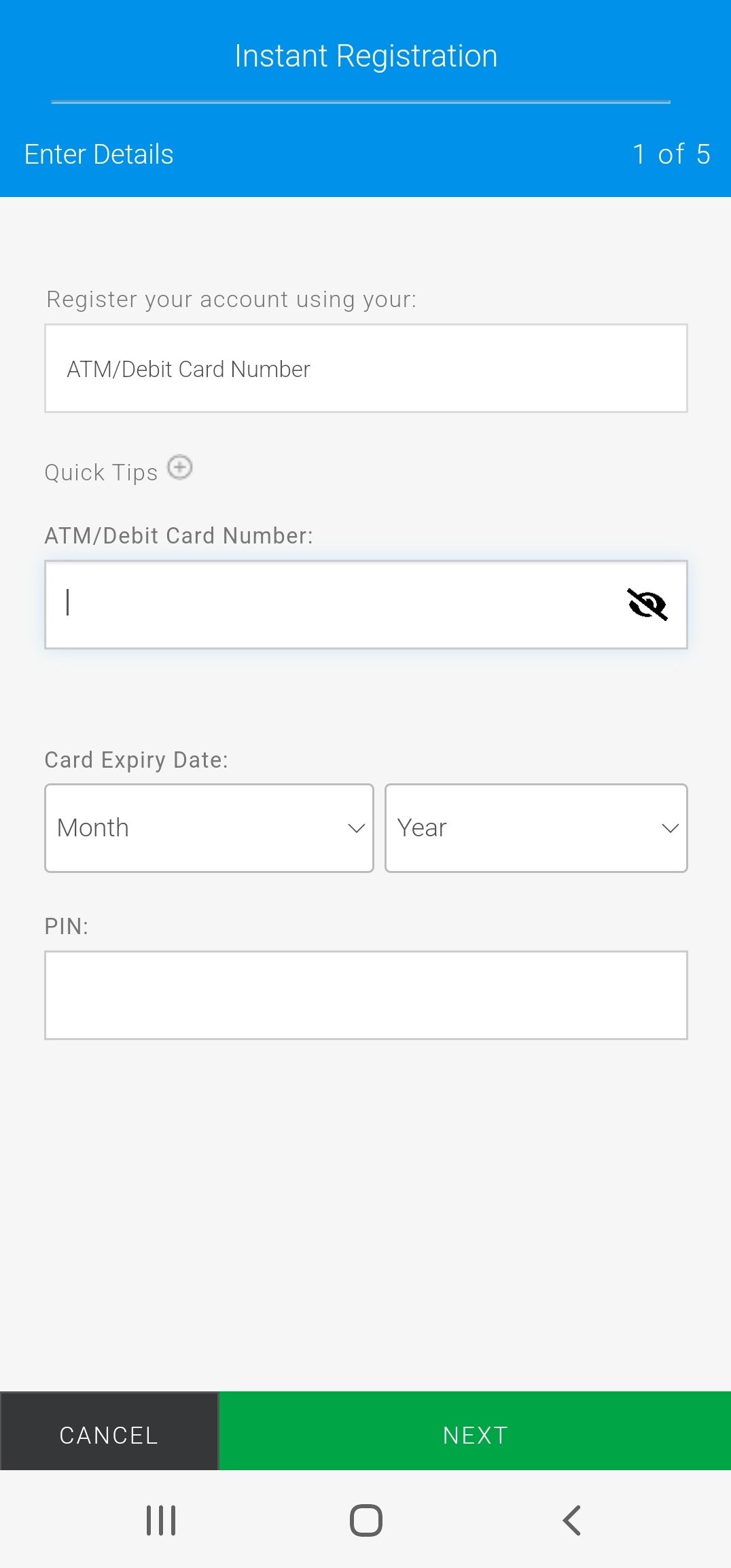 Register Digital Banking account via SC Mobile App Step 5