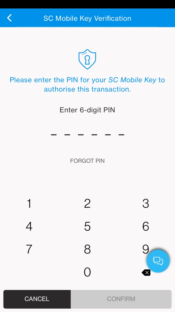 SC Mobile Manage overseas ATM withdrawal Step 4
